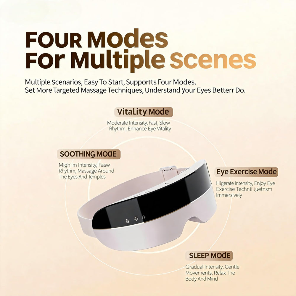 Daroma four massage modes provide soothing relief without desk disruption