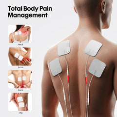 DASTOEJI foot massager neuropathy remote and pads ready for therapy