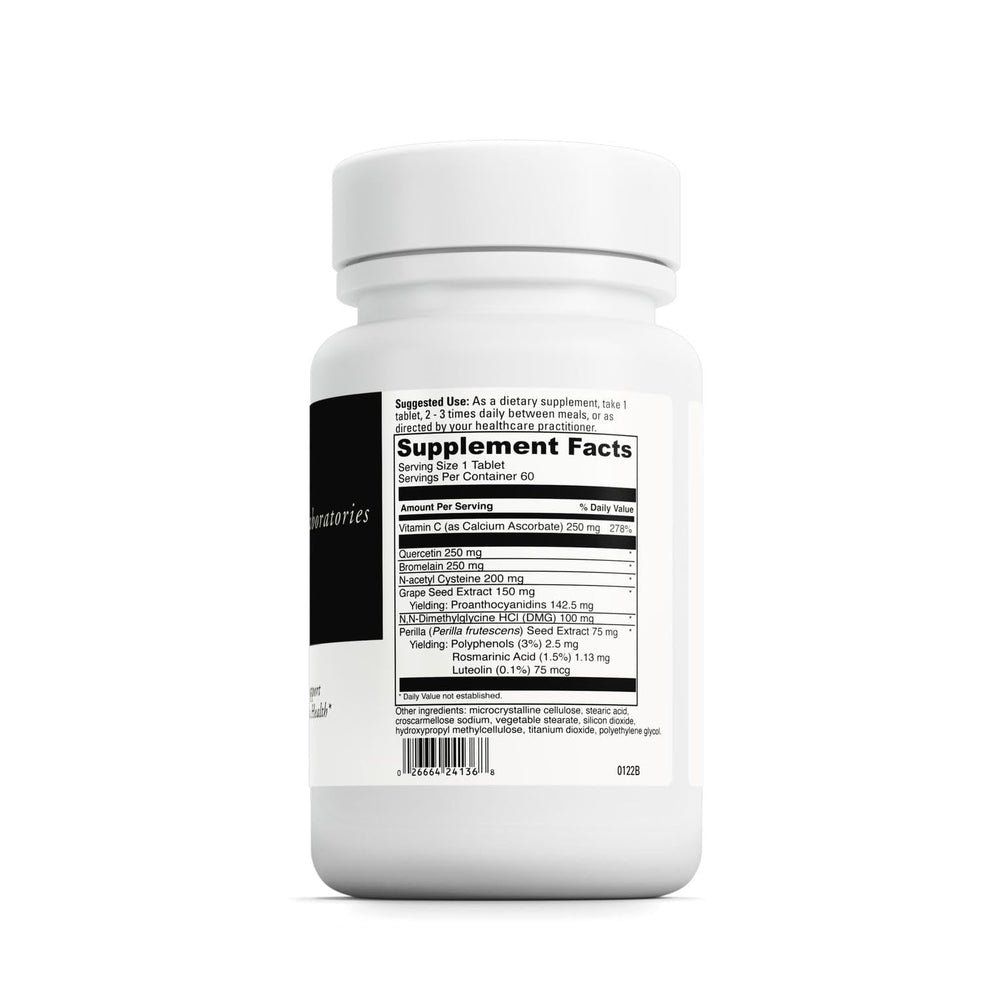 DAVINCI Aller-DMG tablets closeup, easy dosing for daily use.