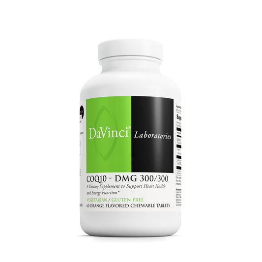 DAVINCI bottle with 60 orange chewables for daily energy support.