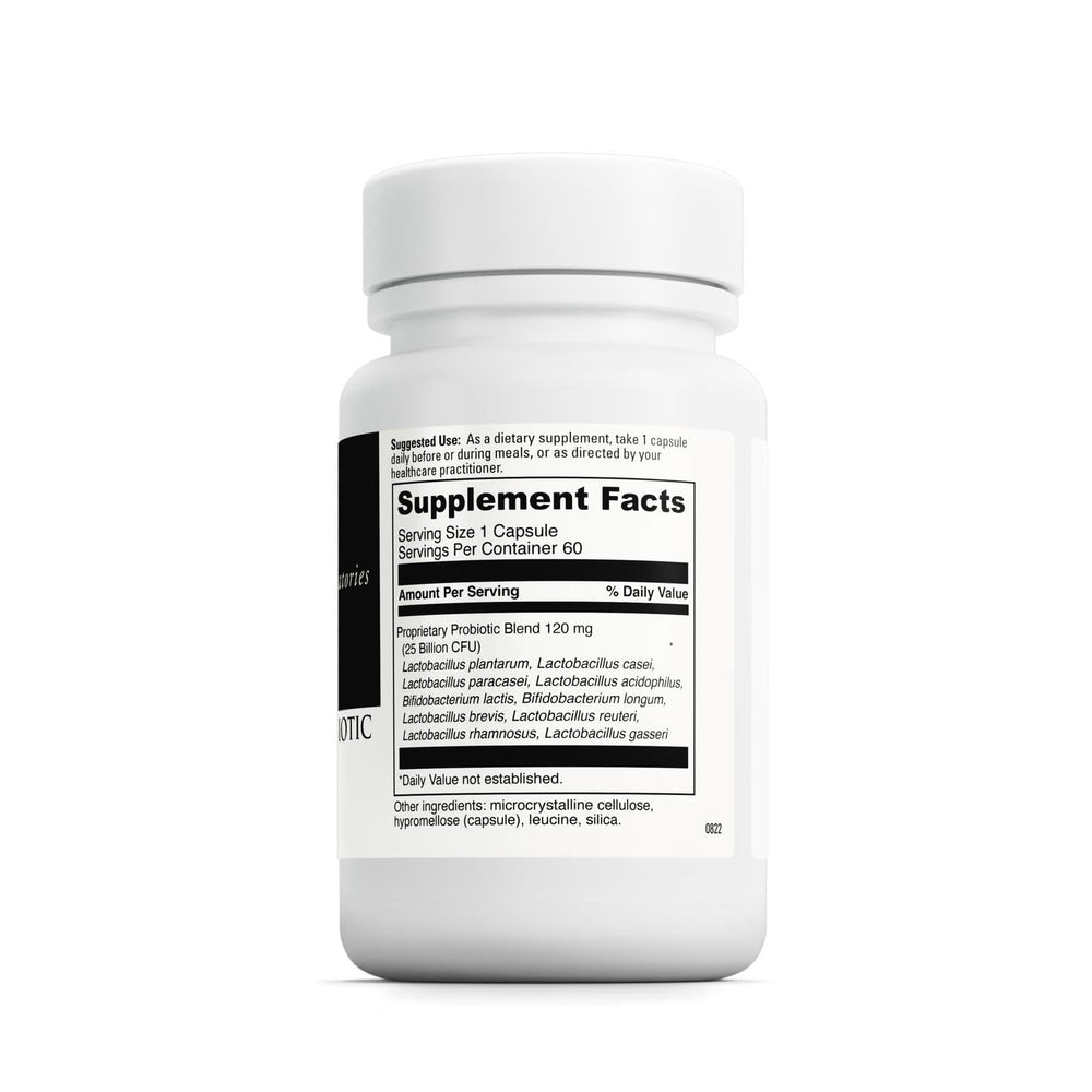 Close-up of DAVINCI Daily Best Probiotic capsules for convenient digestive health.