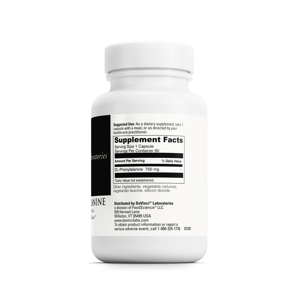 Closeup of DL-Phenylalanine capsules showing form and texture for daily use.