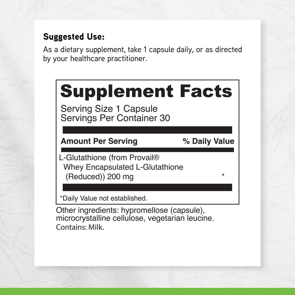 DaVinci Glutathione packaging back showing key highlights