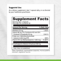 DaVinci Labs Methyl Benefits vitamin B12 capsule closeup showing methylcobalamin form