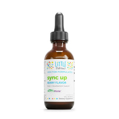 DAVINCI Little Davinci Sync Up bottle front view highlights berry flavor for kids' routine
