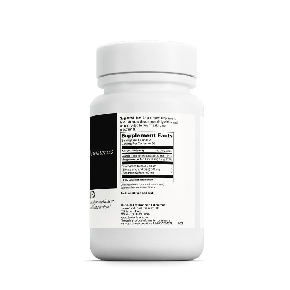 DAVINCI Natural Flex capsules closeup reveals easy-to-swallow soft gels for mobility daily.