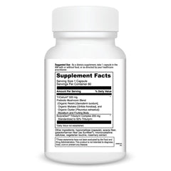 DAVINCI TriCelium mushroom blend ingredients: reishi, maitake, oyster for gut health support