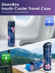DAWNBOX cooler with real-time temperature display enables accurate meds storage.