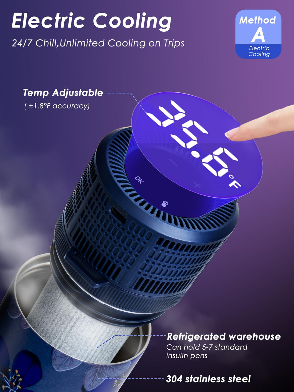DAWNBOX travel use scenarios showing portable cooling on the go.