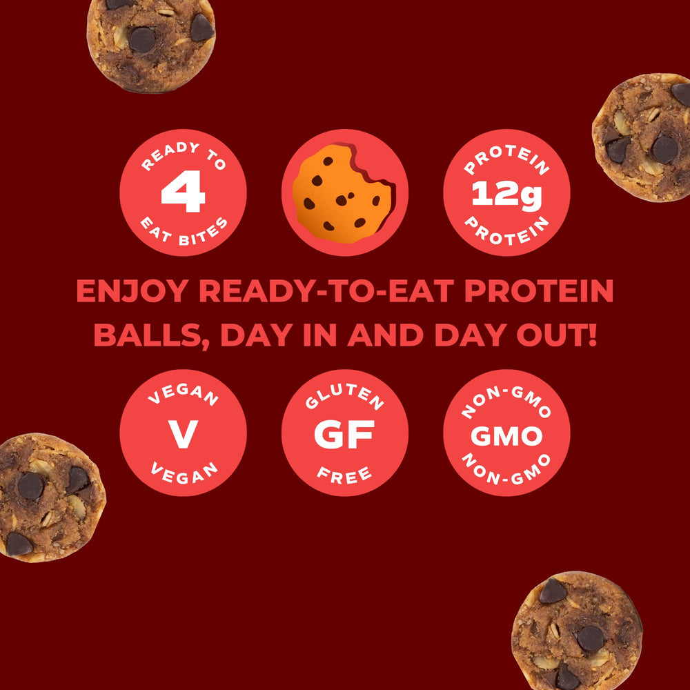 Day Out Protein Snack Balls resealable pack opened for on-the-go nourishment