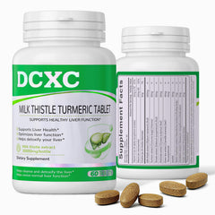 DCXC Liver Detox bottle front showing convenient daily capsules