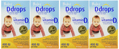 Ddrops Baby 400 IU drops bottle for easy dosing during feeds