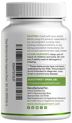 DEAL SUPPLEMENT Berberine Max bottle back shows serving size and notes