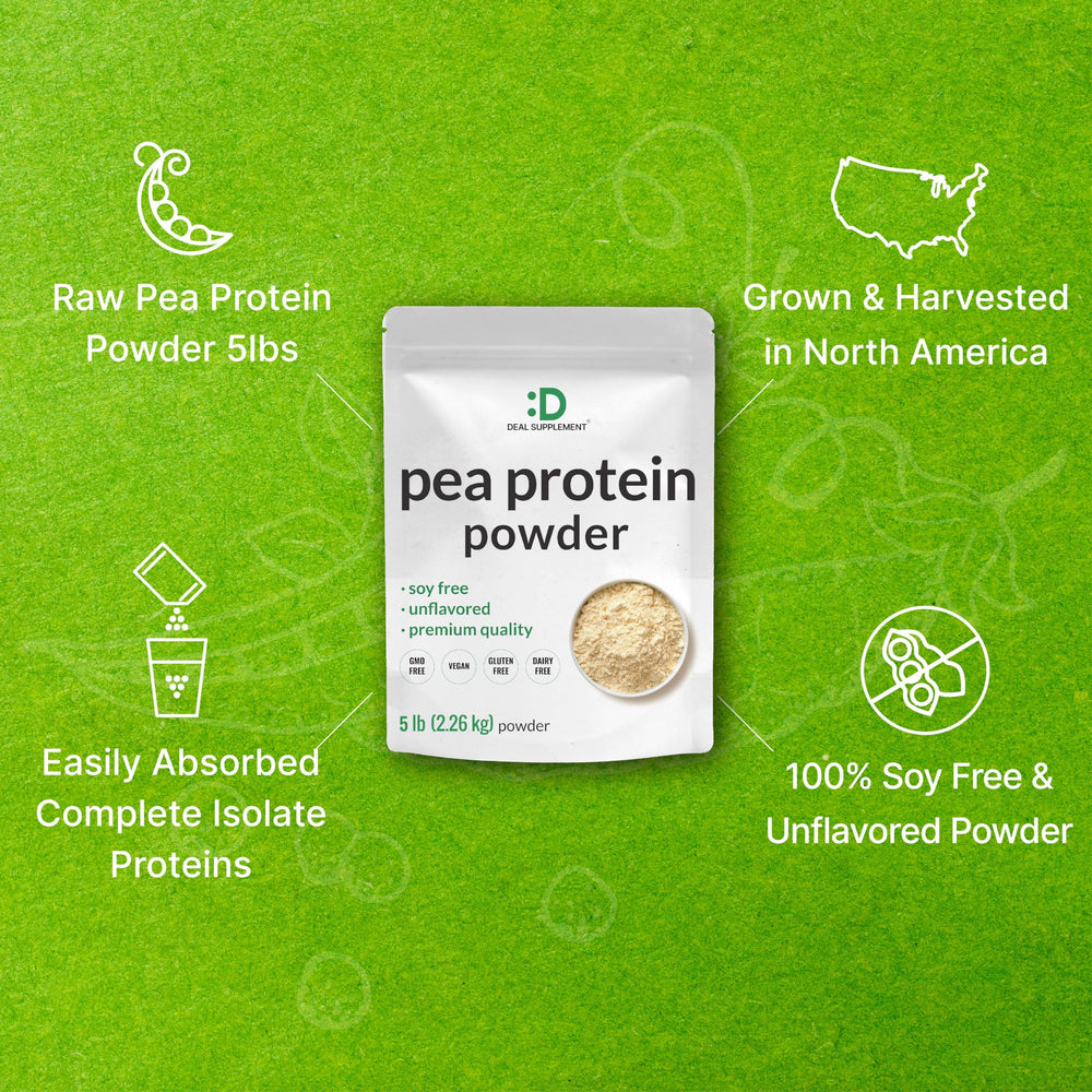 DEAL SUPPLEMENT vegan protein powder used in bars and snacks