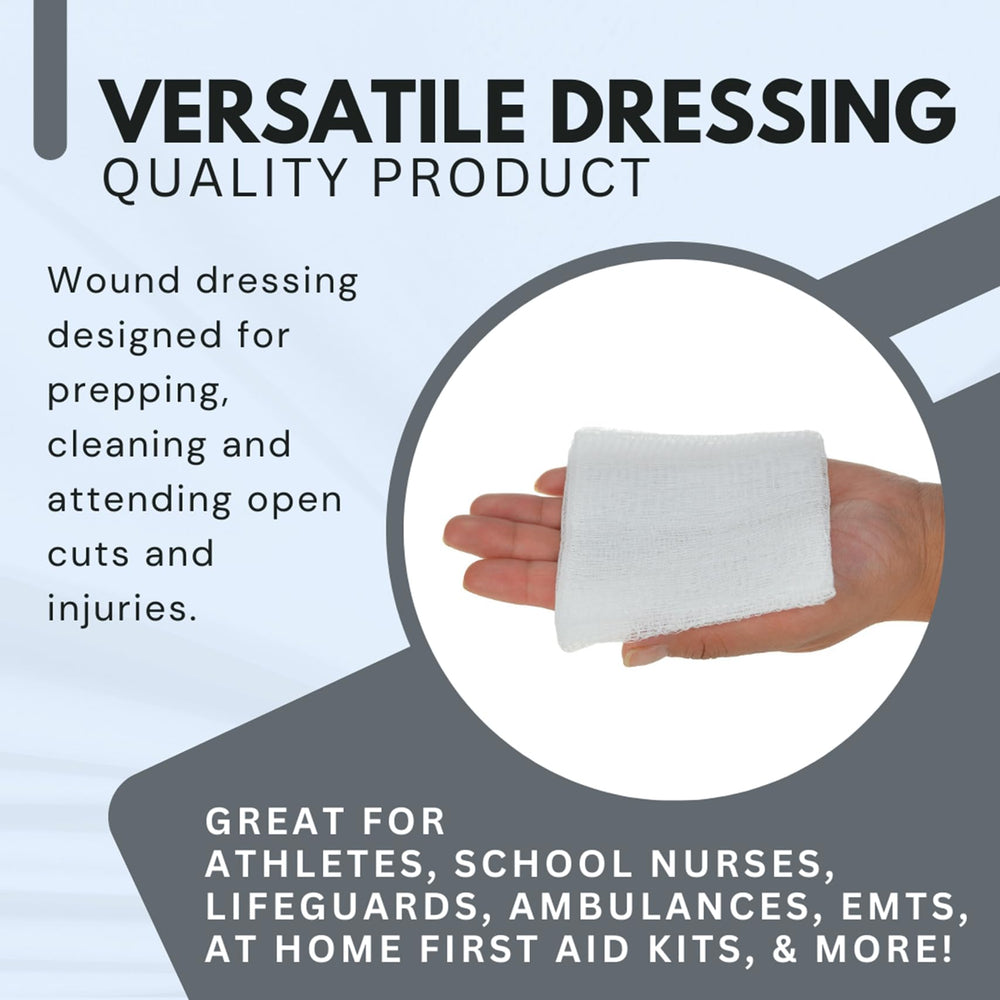 Dealmed 100% cotton-filled sponge provides soft, comfortable contact during care