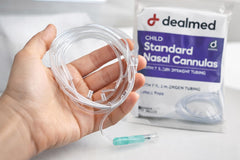 Dealmed 7ft crush-resistant tubing supports reliable oxygen delivery.