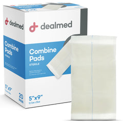 Dealmed absorbent pad suitable for emergency drainage management.