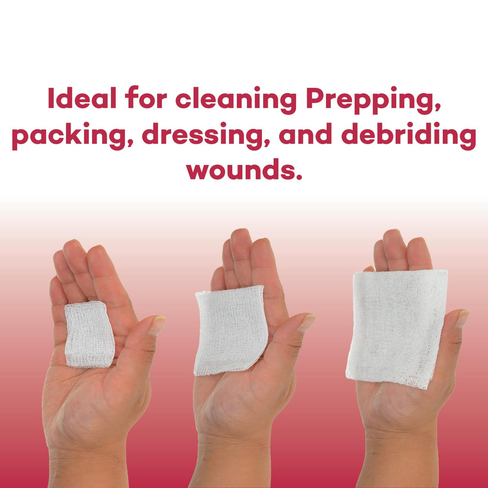 Dealmed first aid kit staple gauze pad for consistent wound care supplies