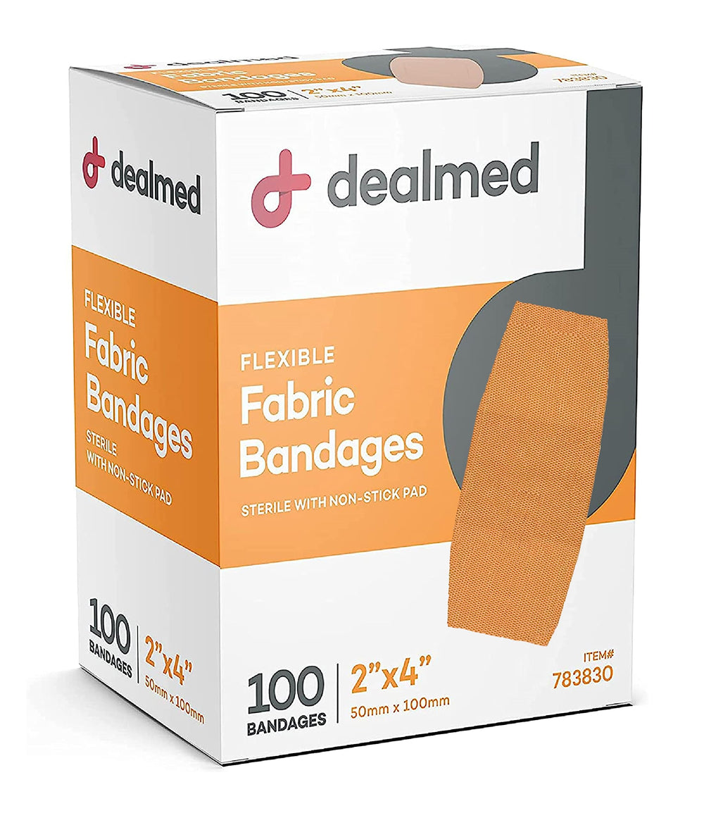 Dealmed latex-free bandages gentle wear for sensitive skin