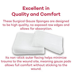 Dealmed sponge with non-stick outer facing reduces trauma during dressing applications.