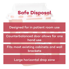 Dealmed puncture-resistant container keeps sharps secure during handling.