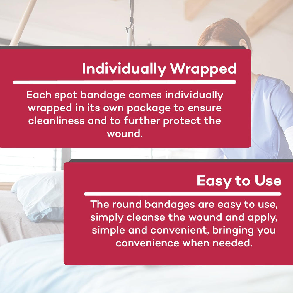 Dealmed spot bandages fit first aid kits for quick, reliable wound care.