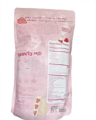 Dear Face collagen drink poured into glass ready for easy daily use.