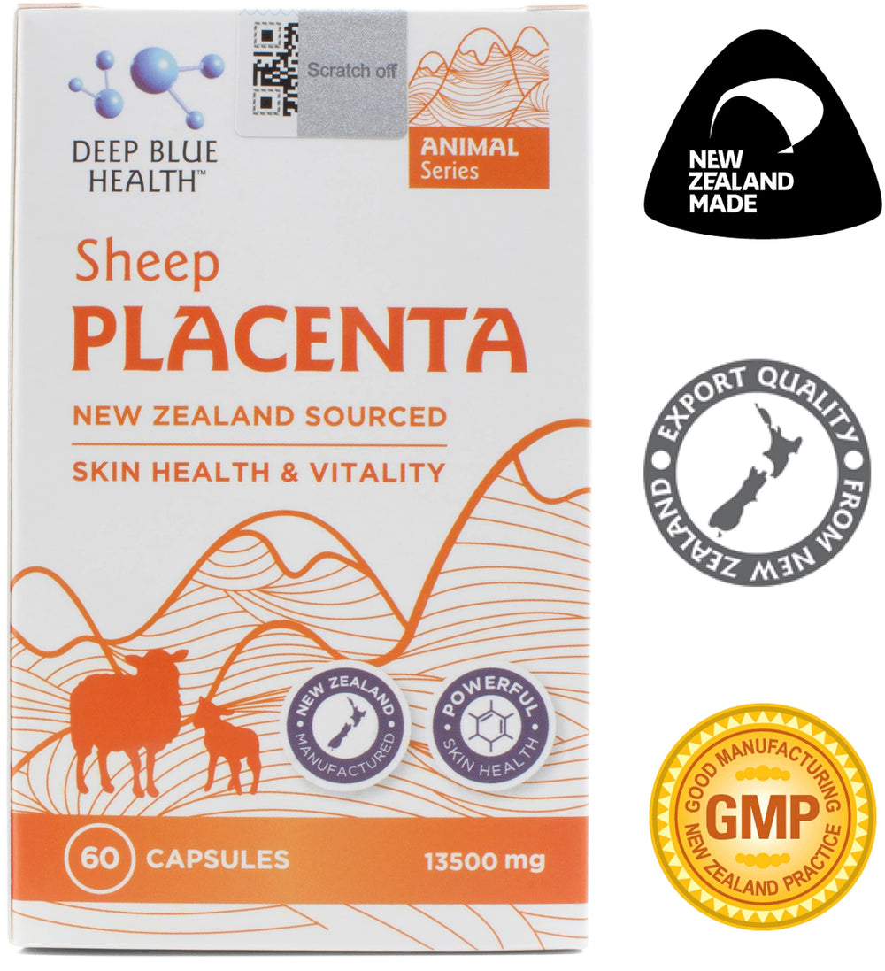 Deep Blue Health halal certification logo on packaging