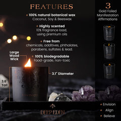 Woody floral citrus fragrance from Deep Eden for versatile use.