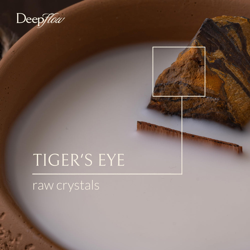 DEEP FLOW Natural wax blend provides clean, steady diffusion.