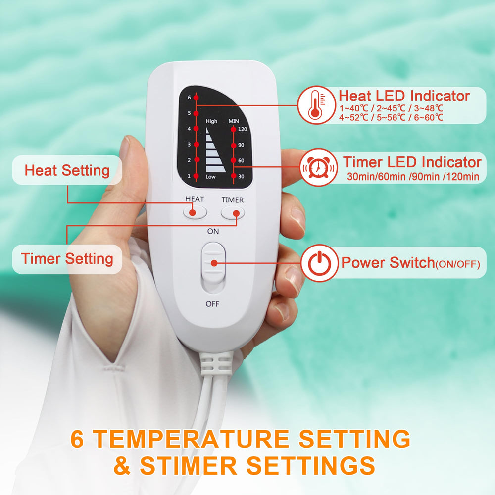 Deepsoon heating pad 17x33 versatile shape for targeted relief.