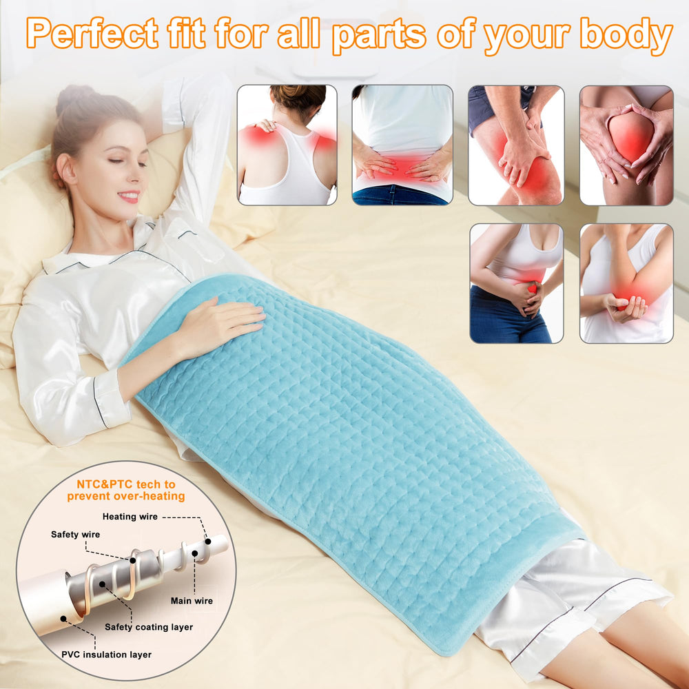 Deepsoon heating pad abdomen delivers gentle heat for relaxed meals and digestion moments.