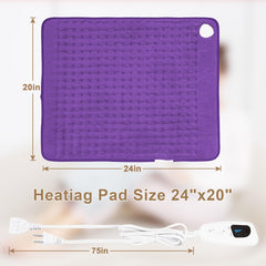 Deepsoon heating pad for arms and legs soothes fatigue after activity.