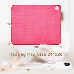 Deepsoon heating pad with 2-hour auto shut-off for safety.