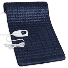 Deepsoon heating pad focusing on back and shoulders for soothing warmth and muscle comfort.