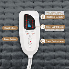 Deepsoon heating pad dry-moist heat options customize comfort.