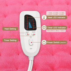 Deepsoon heating pad supports dry and moist heat therapy at home.