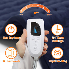 Deepsoon heating pad controller with six temperature settings lets you customize comfort.