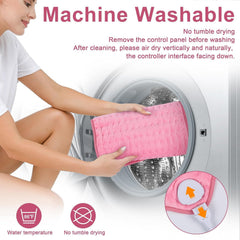 Deepsoon heating pad offering moist and dry heat options