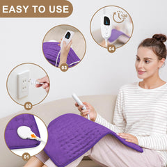 Deepsoon heating pad targets neck and shoulders, easing tension after a long day.