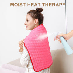 Deepsoon heating pad for neck and upper back soothing warmth.