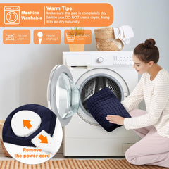 Deepsoon heating pad soft flannel cover highlights skin-friendly fabric.