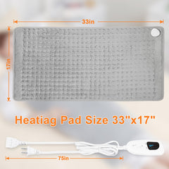 Deepsoon heating pad machine washable for easy cleaning.
