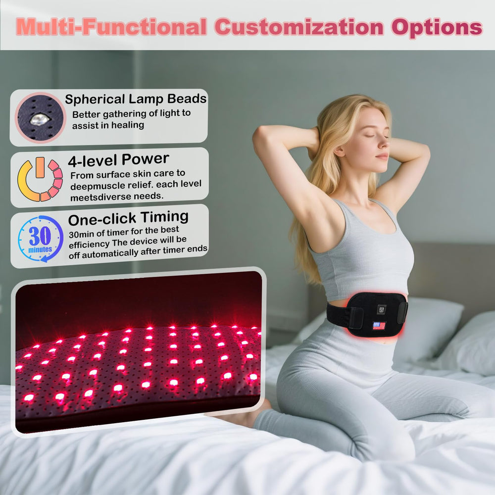 Deerbaba 60-led dual-wavelength panel shown for comprehensive treatment options.