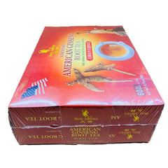 Deity America Wisconsin ginseng packaging and bag label, highlighting quality sourcing and tradition.