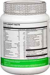 Del Mar Health Enable nutrition label close-up highlighting vitamins and protein.