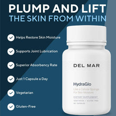 Del Mar Labs CeraLift ingredients panel focusing on lipid restoration and antioxidants.