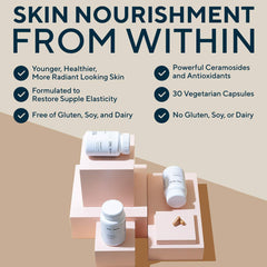 Del Mar Labs CeraLift label close-up emphasizing ceramides and antioxidants.