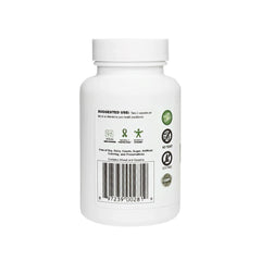 Label detail for EstroBlock Vitality showing gluten-free and non-GMO qualities.