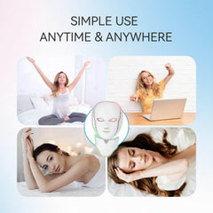 Deloo LED mask compact storage for easy home use.